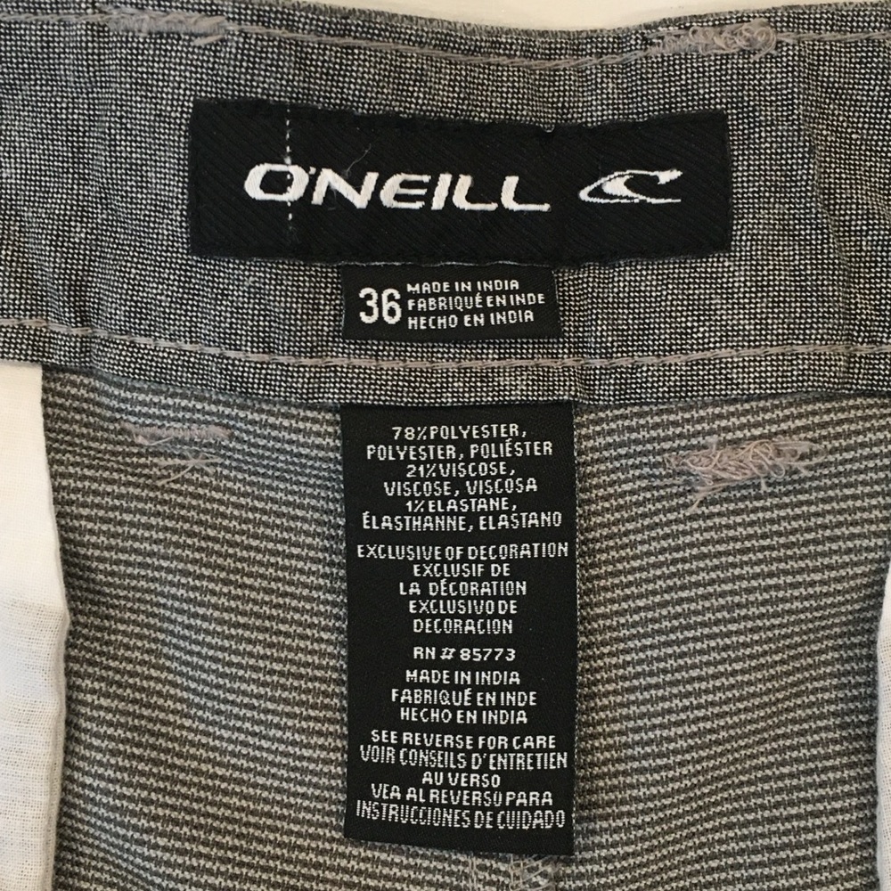 O'neill | Gray Flat Front Lightweight Shorts - image 6